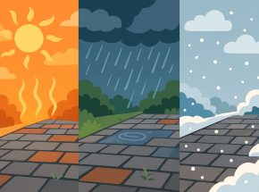 Sekrety trwałości kostki brukowej w obliczu zmian klimatu