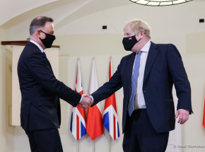 B. Johnson w Warszawie: „Kiedy Polska jest zagrożona, Wielka Brytania zawsze jest gotowa pomóc”