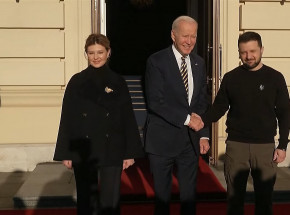 Joe Biden z wizytą w Kijowie 