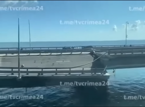 Most Krymski znowu uszkodzony. Rosja wstrzymuje swój udział w umowie zbożowej