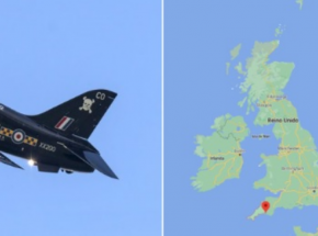 Wielka Brytania: samolot sił powietrznych rozbił się w Kornwalii