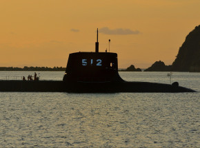 Japoński okręt podwodny zderzył się ze statkiem handlowym