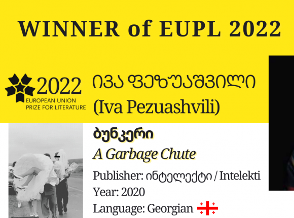 Iva Pezuashvili laureatem Literackiej Nagrody Unii Europejskiej 2022!
