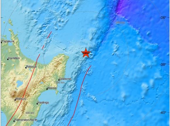 Seria silnych wstrząsów na Pacyfiku