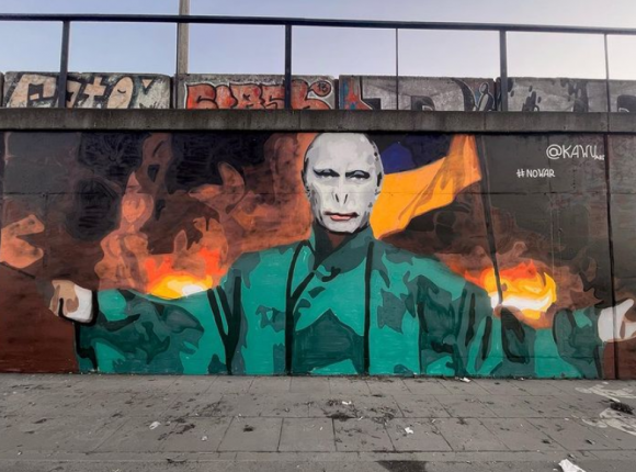 Poznań: nowy mural "Voldemort Putin"