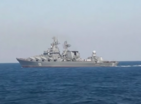 Rosyjski okręt „Moskwa” miał zostać zatopiony dzięki amerykańskim informacjom wywiadowczym