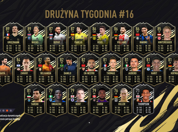 FIFA 21: poznaliśmy najnowsze TOTW!