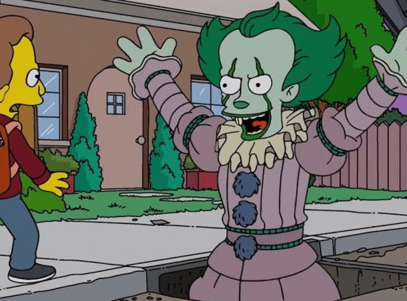 Pennywise kontra „Simpsonowie”. Zobaczcie kadry z halloweenowego odcinka uwielbianej serii