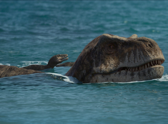 Czy tyranozaur potrafił pływać? D. Attenborough odpowiada we fragmencie  „Prehistoric Planet”
