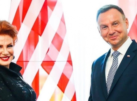 Georgette Mosbacher odznaczona orderem przez Andrzeja Dudę