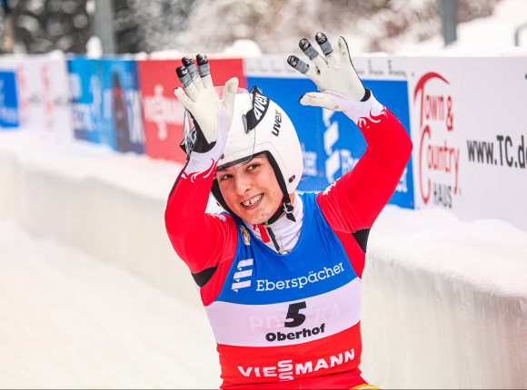 Saneczkarstwo - PŚ: piąte miejsce sztafety