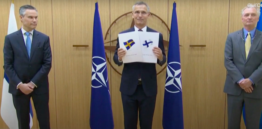 Finlandia i Szwecja złożyły wnioski o członkostwo w NATO