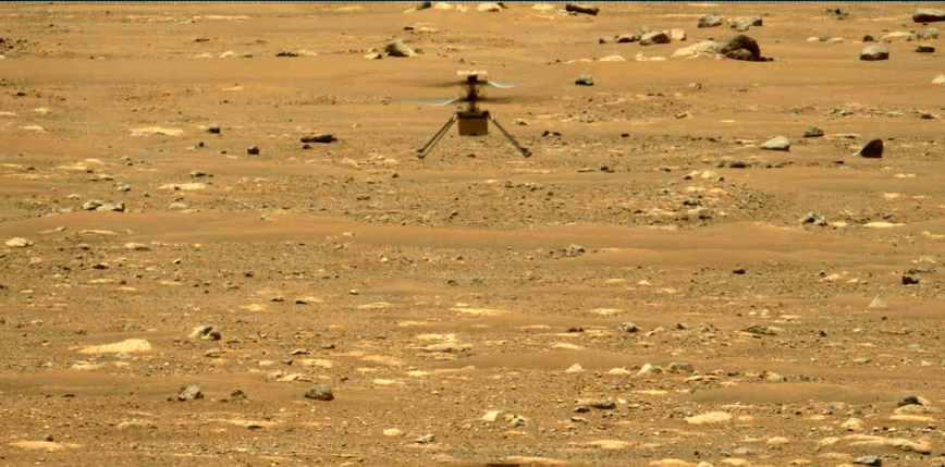 Mars: eksperyment wytworzył tlen, helikopter wykonał drugi lot