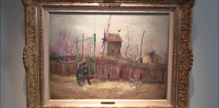 Paryżanie ustawiają się w kolejce, aby zobaczyć „zaginionego” Van Gogha