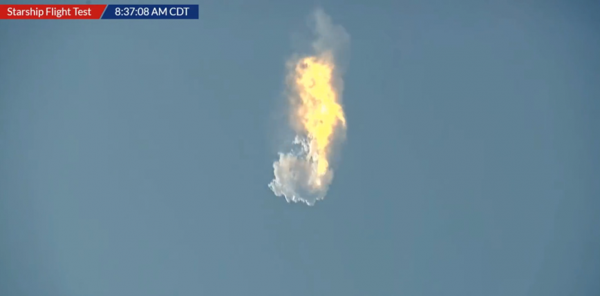Rakieta SpaceX wybuchła podczas startu