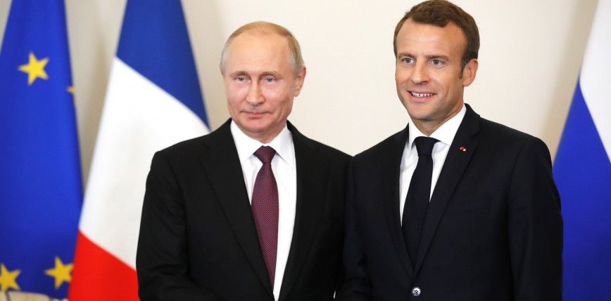 Władimir Putin obiecał prezydentowi Francji zainterweniować w związku z kryzysem na granicy
