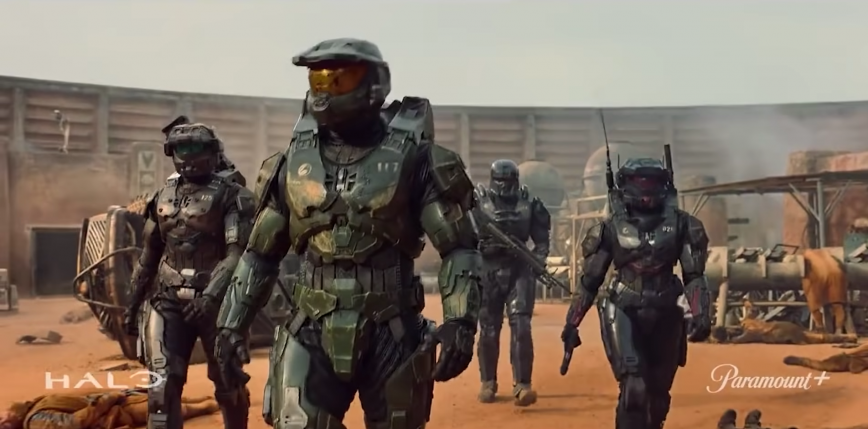 Master Chief nadchodzi w zwiastunie serialu "Halo"