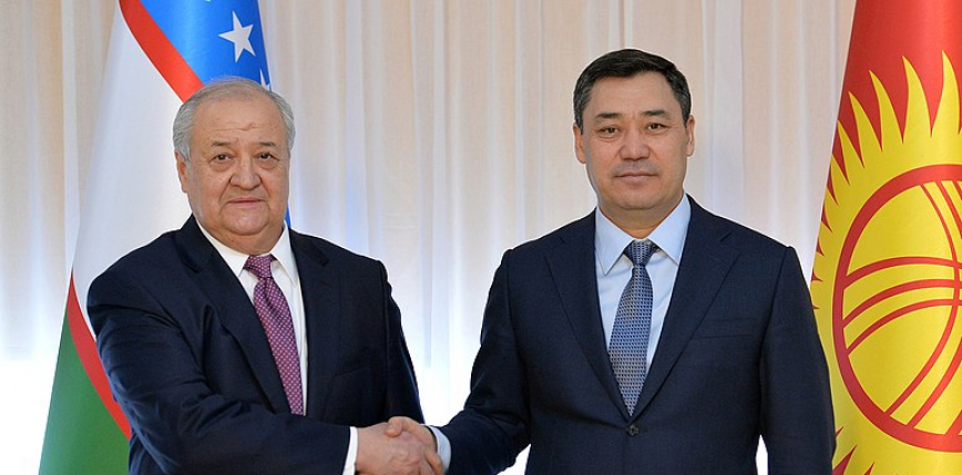 Spotkanie prezydentów Uzbekistanu i Kirgistanu