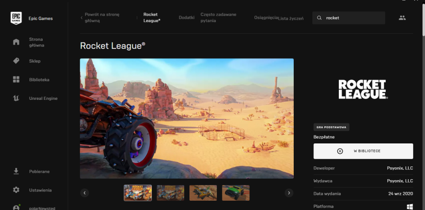 Nowy Epic Games Store. Szybsze uruchamianie i ulepszony interfejs