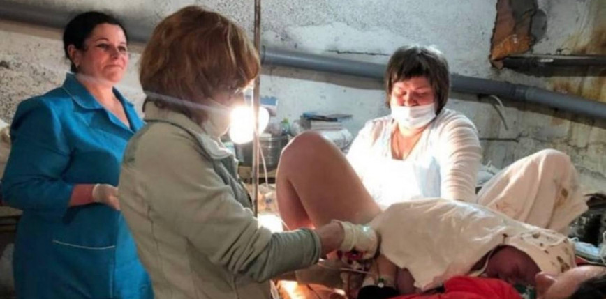 Ukraina: narodziny dziecka w jednym z kijowskich schronów