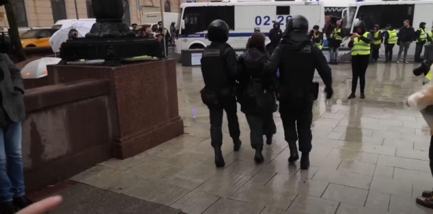 Rosja: aresztowano ponad 700 osób w związku z protestami przeciwko mobilizacji wojskowej
