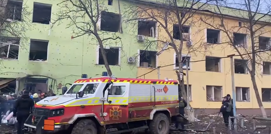 Tragiczna sytuacja sanitarna w Mariupolu