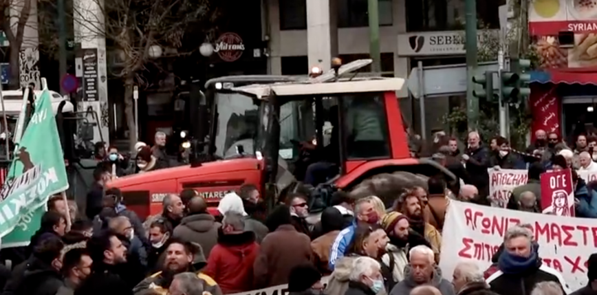 Grecja: kolejny protest rolników przeciwko cenom paliw i nawozów