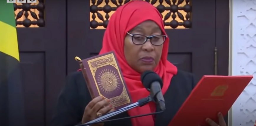 Tanzania: Samia Suluhu pierwszą w historii kobietą na stanowisku prezydenta
