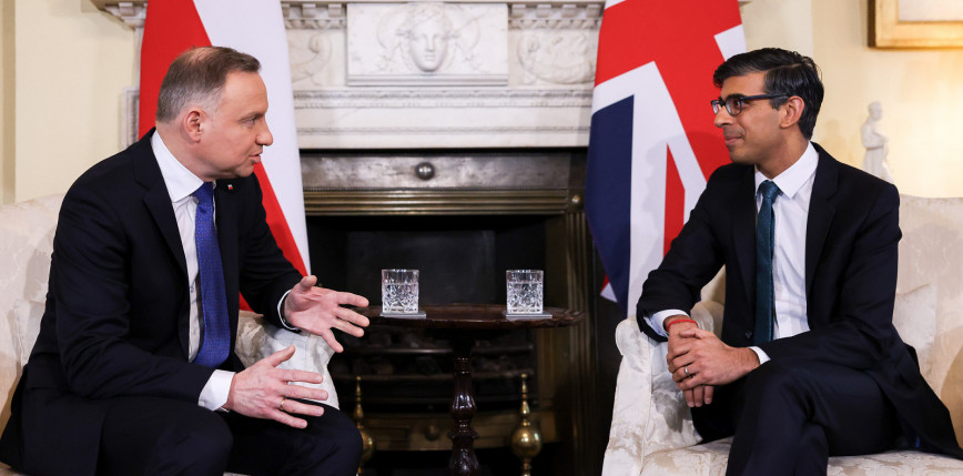 Prezydent A. Duda spotkał się z premierem Wielkiej Brytanii