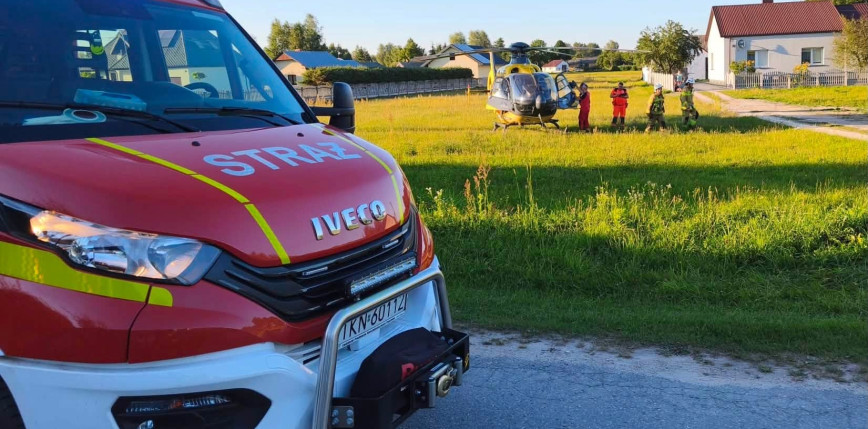 Ciężarówka potrąciła 5-latka na rowerze w Młotkowicach