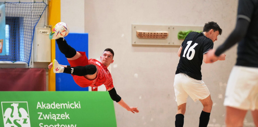 Półfinały Akademickich Mistrzostw Polski w futsalu zakończone 