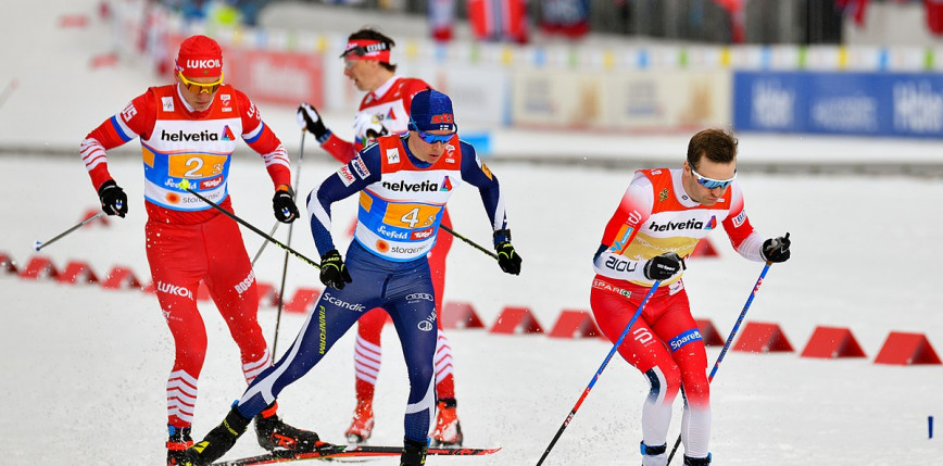 Biegi narciarskie - PŚ: wygrana Norwegów, dyskwalifikacja Rosjan 