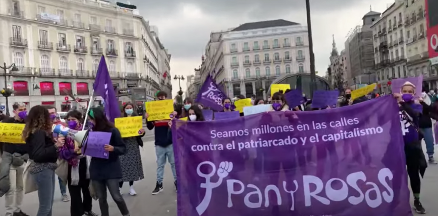 Madryt: protest kilku grup feministycznych, pomimo zakazu organizacji wieców