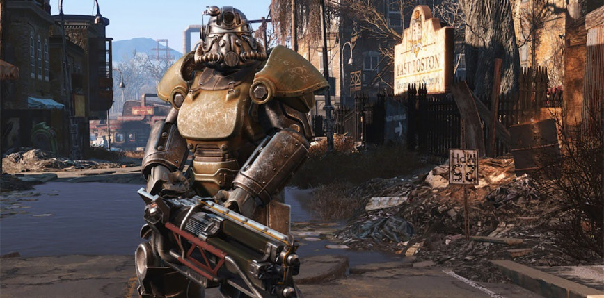 „Fallout” - kultowy Power Armor na nowych zdjęciach z planu serialu