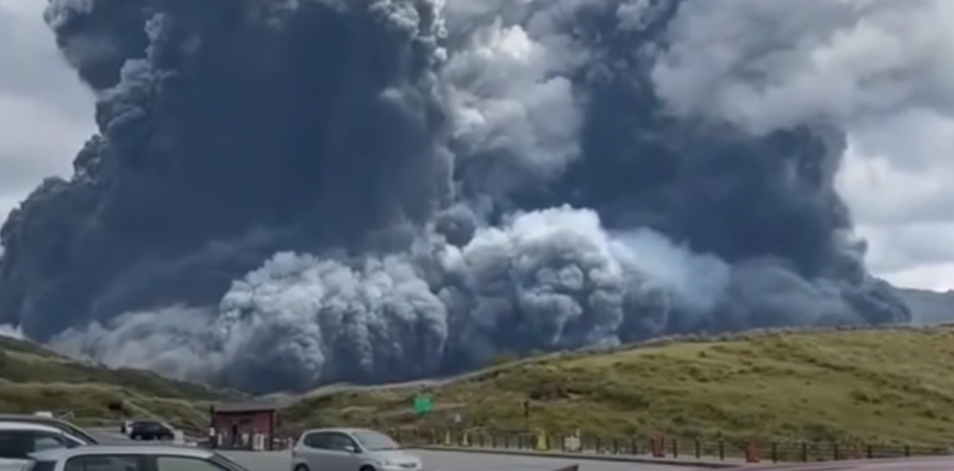 Japonia: erupcja wulkanu na wyspie Kiusiu