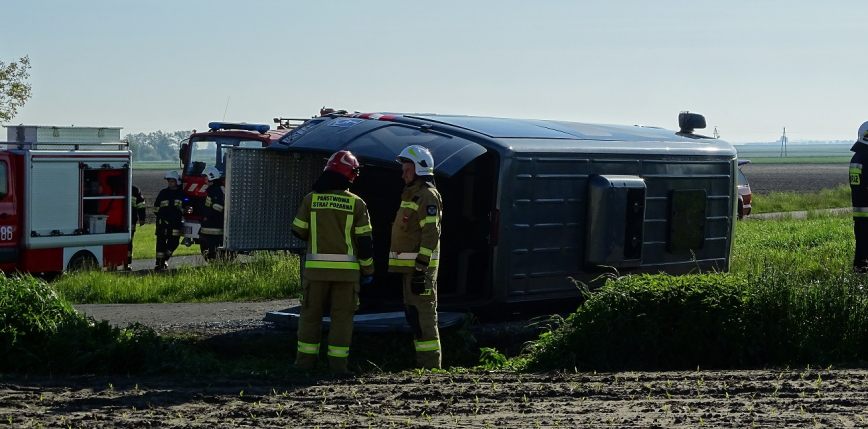 Wypadek na skrzyżowaniu w Skrajni Blizanowskiej w powiecie kaliskim