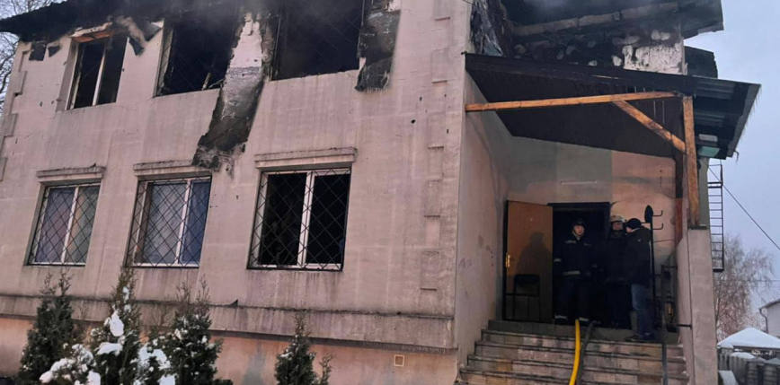 Ukraina: pożar w domu opieki w Charkowie