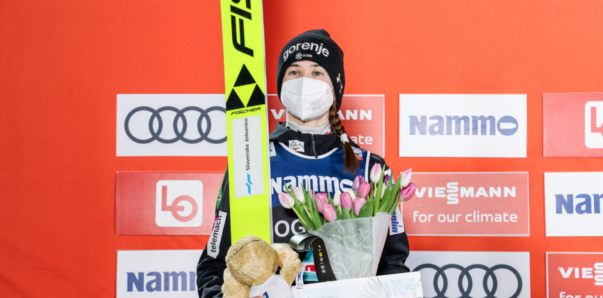 Skoki narciarskie - PŚ: słoweńska dominacja w finałowym konkursie
