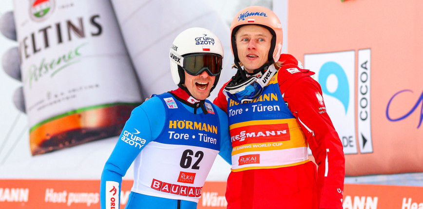 Skoki narciarskie - PŚ: polskie podium w Engelbergu, zwycięstwo Laniska!