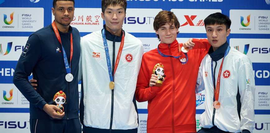 Jest polski medal na szermierczej planszy! Jan Jurkiewicz z brązem w Chengdu