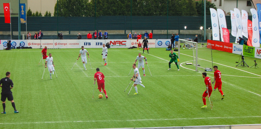 Piłka nożna - Amp futbol: niekorzystny wynik meczu Polska - Turcja
