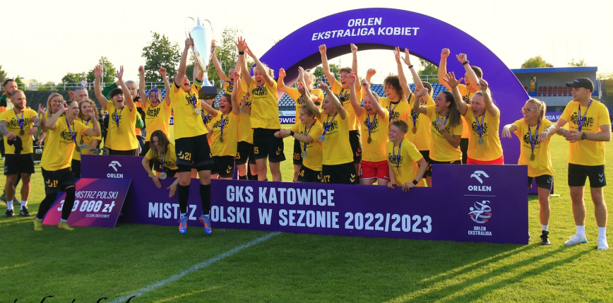 Piłka nożna kobiet: piłkarki GKS-u Katowice z historycznym mistrzostwem Polski
