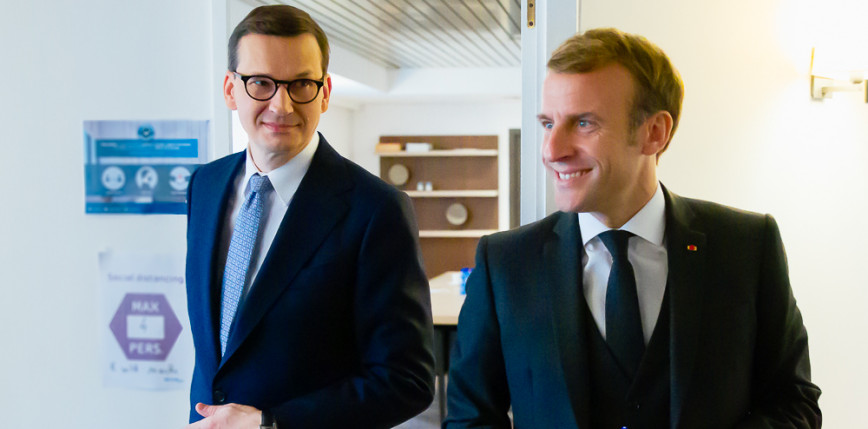 Ambasador Francji wezwany do MSZ. Powodem słowa Macrona o Morawieckim