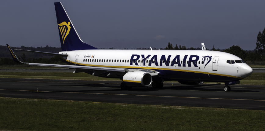 Samolot Ryanair zmuszony do lądowania w Wiedniu z powodu zakłóceń GPS