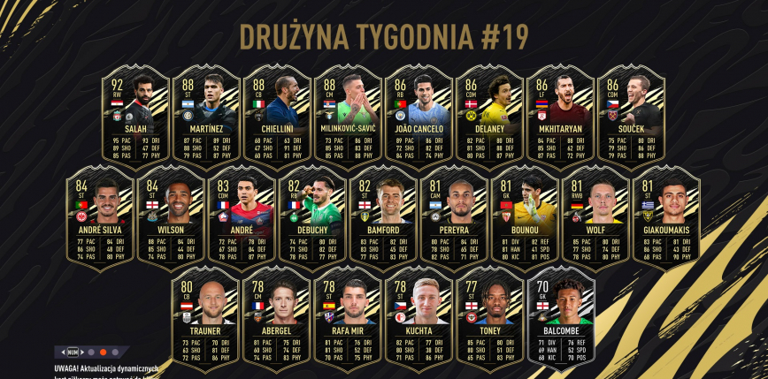 FIFA 21: 19. Drużyna Tygodnia już w paczkach!