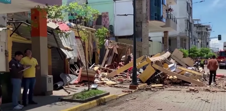 Ekwador: co najmniej 12 osób zginęło wskutek trzęsienia ziemi