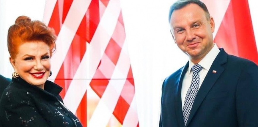 Georgette Mosbacher odznaczona orderem przez Andrzeja Dudę