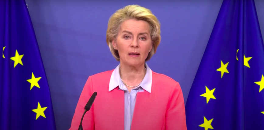 U. von der Leyen: „Płacenie za gaz w rublach to naruszenie sankcji UE”