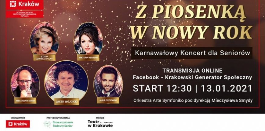 "Z Piosenką w Nowy Rok" - karnawałowy koncert online