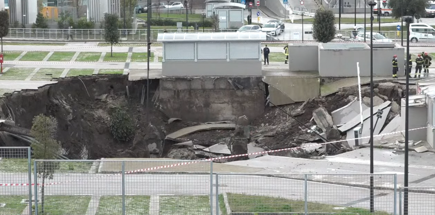 Włochy: zapadła się ziemia obok szpitala